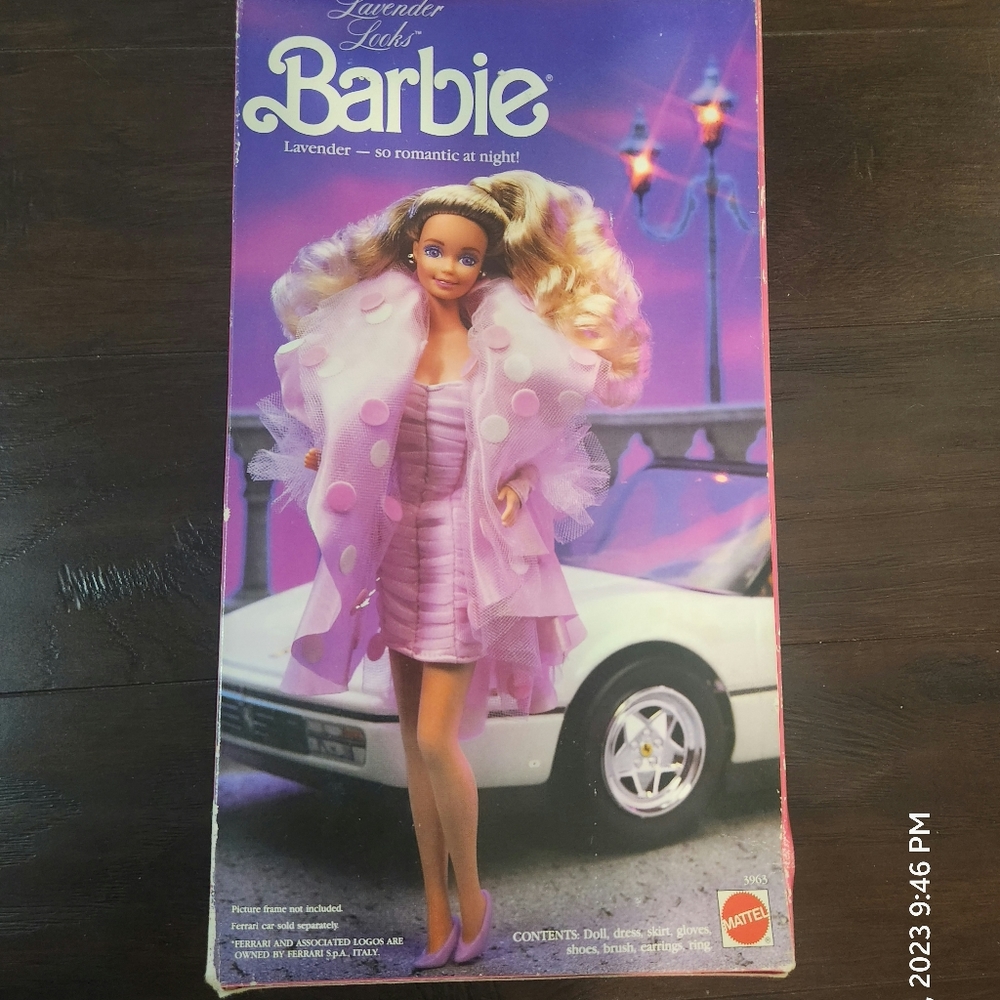 1989 Vintage Barbie Lavender Locks View 2
